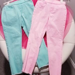 KIDS FRAYED HEM CROP PANT BUNDLE